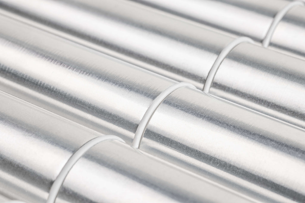 Beta Bloc Wine Pegs in brushed aluminium detail of o-rings