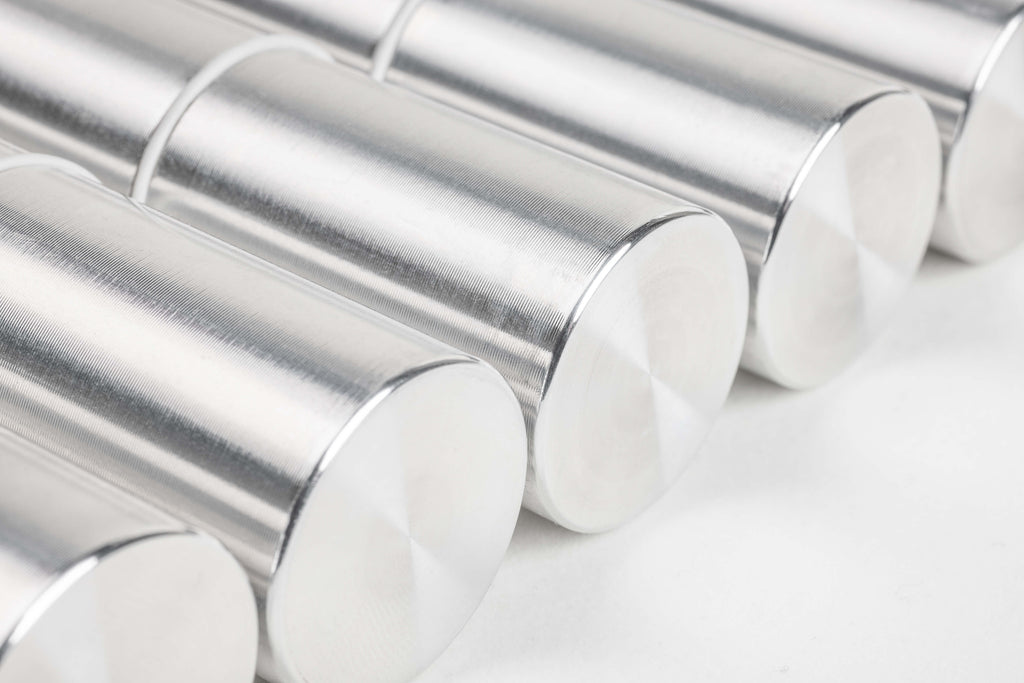 Wine Pegs Beta Bloc in brushed aluminium finish detail