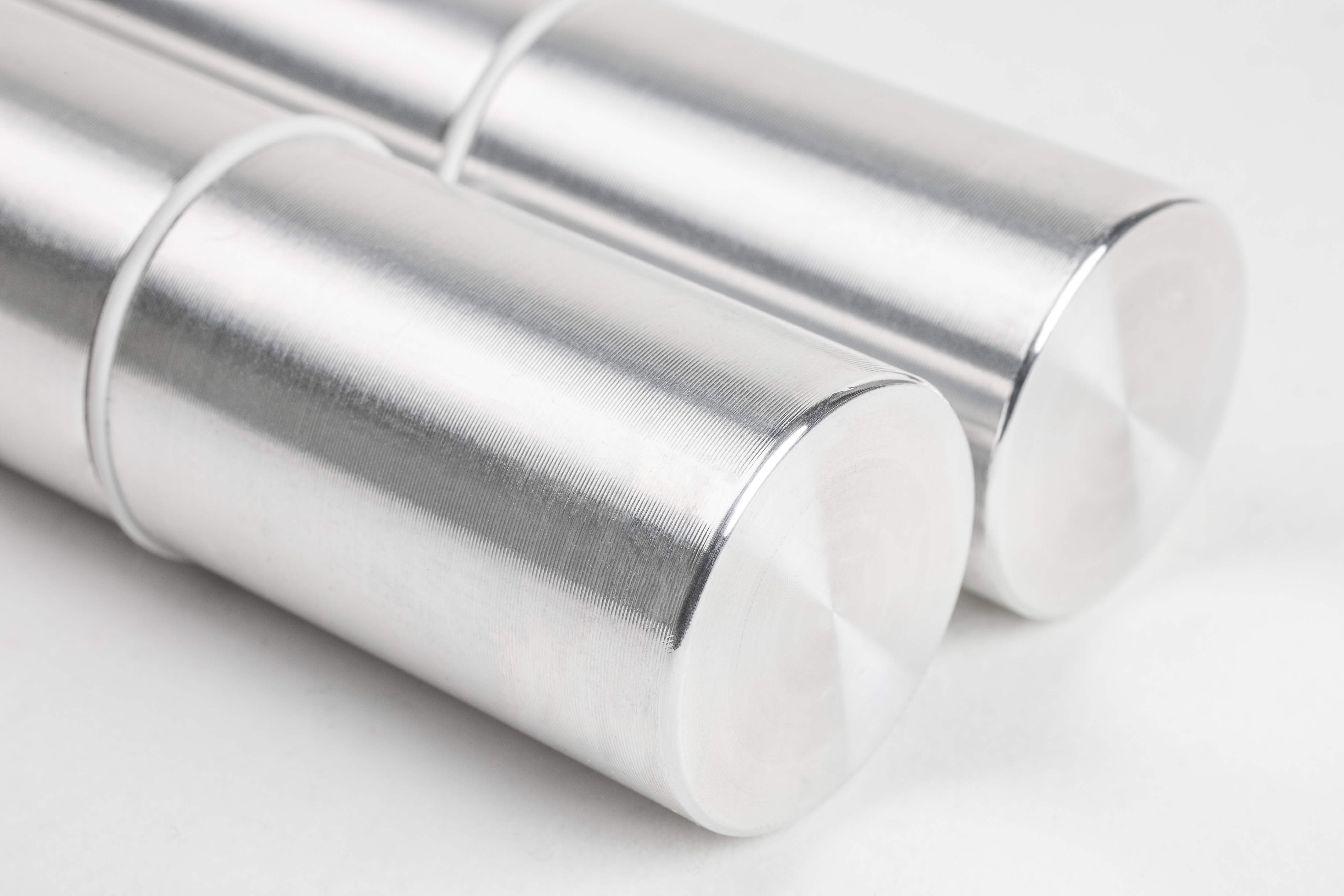 Detail of Wine Peg in brushed aluminium finish